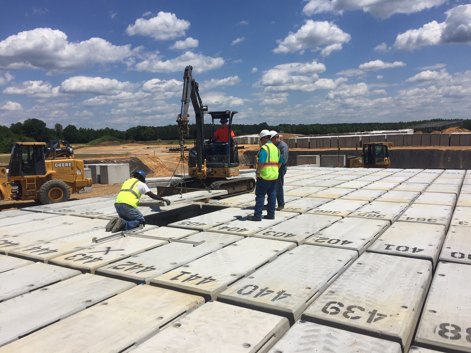 Double Depth Lawn Crypt Wilbert Cemetery Construction